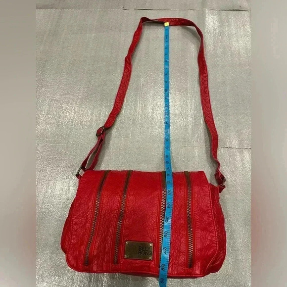 Billabong Red Leather Crossbody  Handbag - Picture 2 of 9